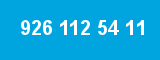 926 112 54 11
